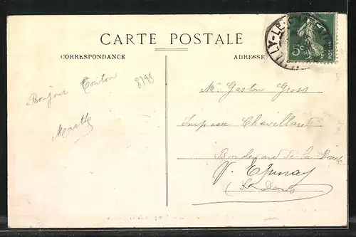 AK Mailly-le Chateau, Vue prise de l`Esplanade