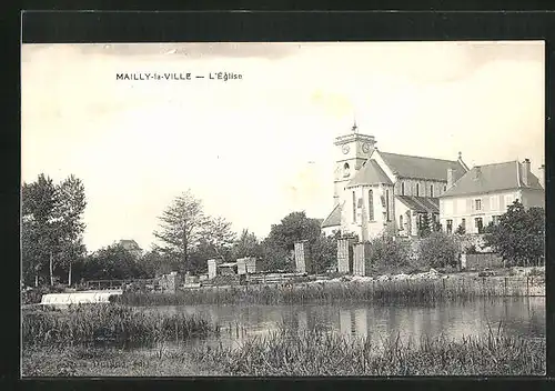 AK Mailly-la-Ville, L`Eglise