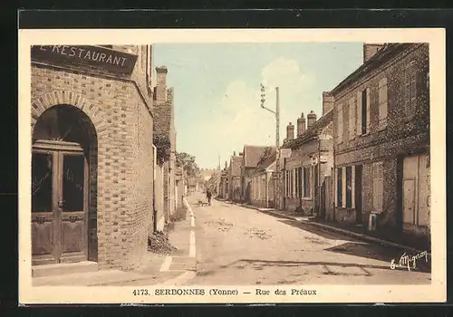 AK Serbonnes, Rue des Préaux