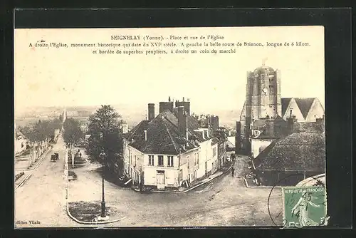 AK Seignelay, Place et rue de l`Eglise