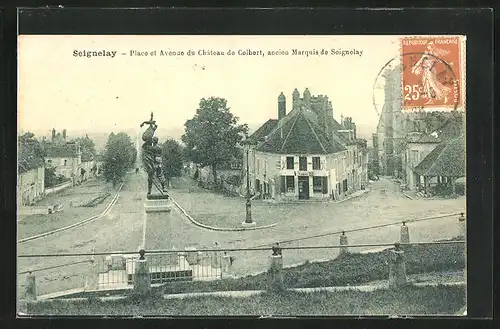 AK Seignelay, Place et Avenue du Chateau de Colbert