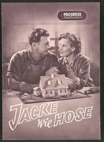 Filmprogramm PFI, Jacke wie Hose, Irene Korb, Günter Simon, Regie: Eduard Kubat