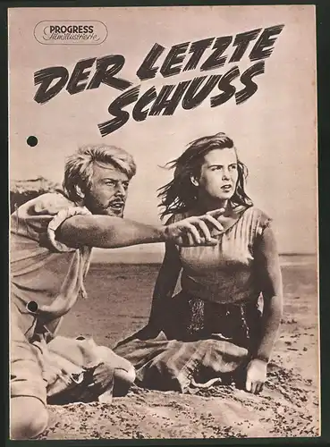 Filmprogramm PFI Nr. 54 /57, Der letzte Schuss, Isolda Iswizkaja, Oleg Strishenow, Regie: Grigori Tschuchrai