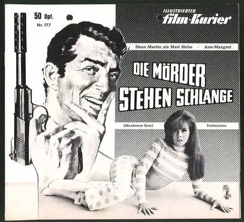 Filmprogramm IFK Nr. 177, Die Mörder stehen Schlange, Dean Martin, Ann-Margret, Regie: Henry Levin