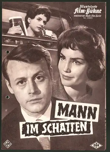Filmprogramm IFB Nr. 05804, Mann im Schatten, Ellen Schwiers, Barbara Frey, Regie: A. M. Rabenalt