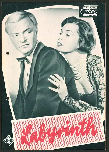 Filmprogramm DNF, Labyrinth, Peter van Eyck, Nadja Tiller, Regie: Rolf Thiele