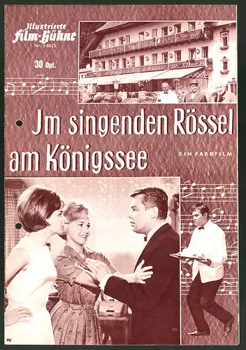 Filmprogramm IFB Nr. S 6625, Im singenden Rössel am Königssee, Peter Weck, Ingeborg Schöner, Regie: Franz Antel