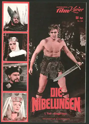 Filmprogramm IFK Nr. 161, Die Nibelungen - 1. Teil Siegfried, Uwe Beyer, Rolf Henniger, Regie: Harald Reinl