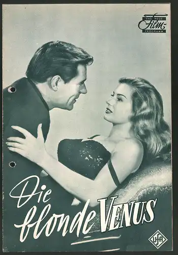 Filmprogramm DNF, Die blonde Venus, Anita Ekberg, Phil Carey, Regie: Gerd Oswald