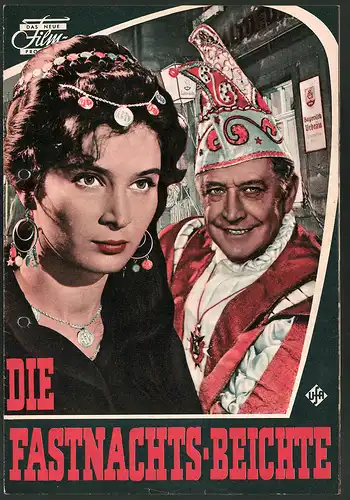 Filmprogramm DNF, Die Fastnachts-Beichte, Hans Söhnker, Götz George, Regie: William Dieterle