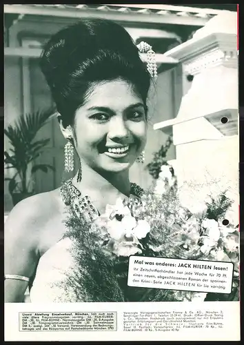 Filmprogramm IFB Nr. S 7086, Der Fluch des schwarzen Rubin, Thomas Alder, Peter Carsten, Regie: Manfred R. Köhler