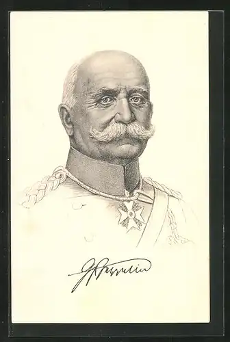 AK Ferdinand Graf von Zeppelin in Uniform