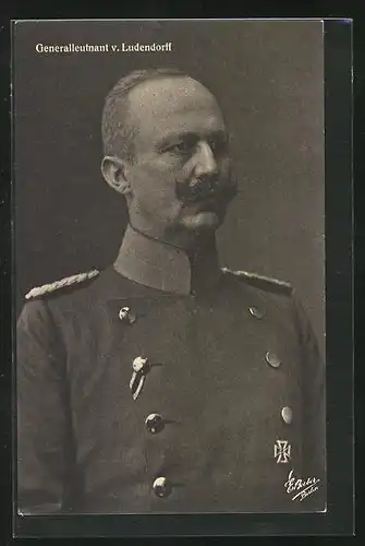 AK Generalleutnant von Ludendorff in Uniform