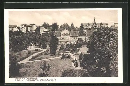 AK Friedrichroda, Wilhelmsplatz