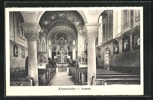 AK St. Ludwig a. Main, Benedictiner-Missions-Seminar, Inneres der Kirche