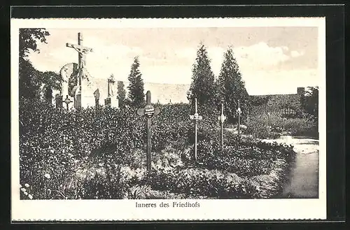 AK St. Ludwig a. Main, Benedictiner-Missions-Seminar, Inneres des Friedhofs
