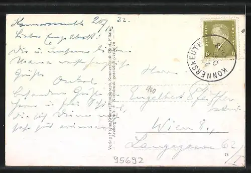 AK Konnersreuth, Innenansicht der Kirche, Geburtshaus der Therese Neumann, Totalansicht