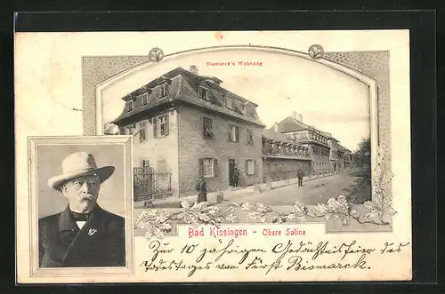 AK Bad Kissingen, Fürst Bismarcks Wohnhaus, Obere Saline