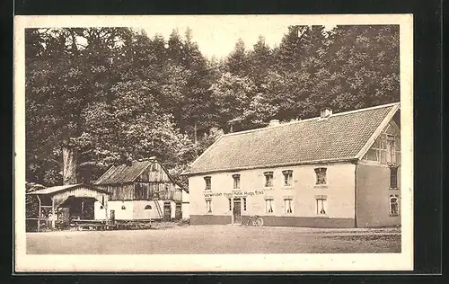 AK Oberbrügge, Gasthof Rhadermühle, Inh. Hugo Ecks