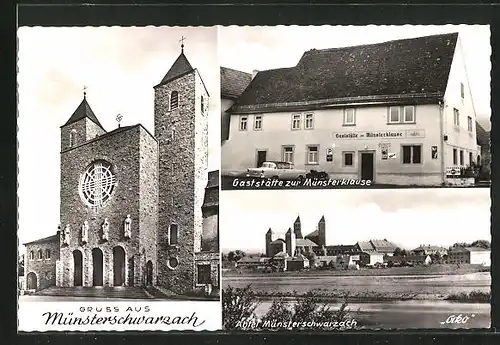 AK Münsterschwarzach, Gaststätte zur Münsterklause, Abtei