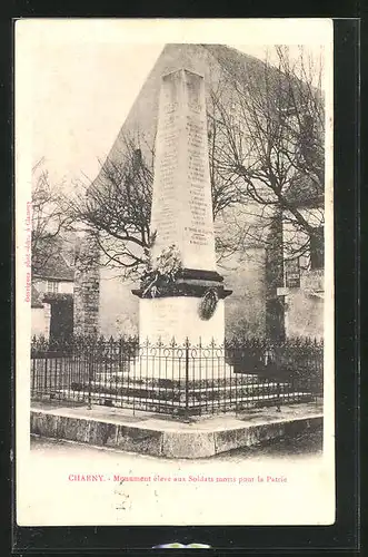 AK Charny, Monument élevé aux Soldats morts pour la Patrie