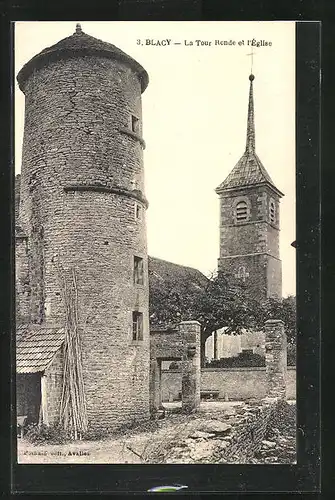 AK Blacy, La Tour Ronde et l`Église