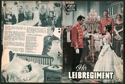 Filmprogramm DNF, Ihr Leibregiment, Ingrid Andree, Gerhard Riedmann, Regie: Hans Deppe