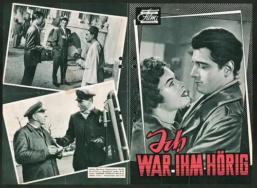 Filmprogramm DNF, Ich war ihm hörig, Barbara Rütting, Carlos Thompson, Regie: Wolfgang Becker