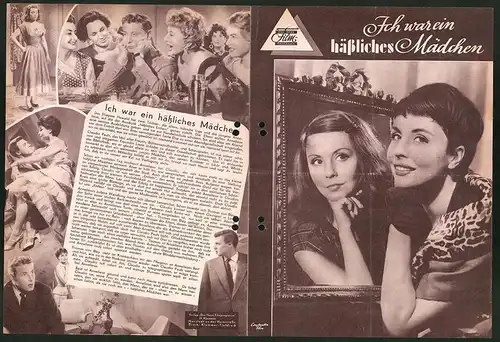 Filmprogramm DNF, Ich war ein hässliches Mädchen, Sonja Ziemann, Dieter Borsche, Regie: Wolfgang Liebeneiner