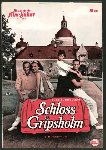 Filmprogramm IFB Nr. S 6610, Schloss Gripsholm, Jana Brechova, Walter Giller, Regie: Kurt Hoffmann