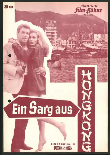 Filmprogramm IFB Nr. S 6885, Ein Sarg aus Hongkong, Heinz Drache, Elga Andersen, Regie: Manfred R. Köhler