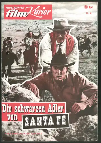 Filmprogramm IFK Nr. 41, Die schwarzen Adler von Santa Fe, Brad Harris, Joachim Hansen, Regie: Ernst Hofbauer