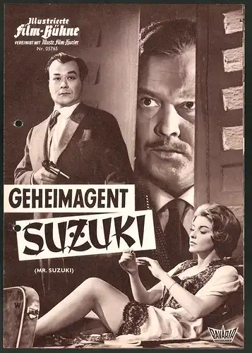 Filmprogramm IFB Nr. 05765, Geheimagent Suzuki, Ivan Desny, Jean Thielment, Regie: Robert Vernay