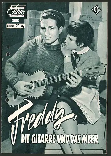 Filmprogramm DNF Nr. 4375, Freddy, die Gitarre und das Meer, Freddy Quinn, Corny Collins, Regie: Wolfgang Schleif