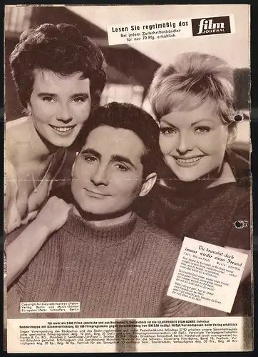 Filmprogramm IFB Nr. 4769, Freddy, die Gitarre und das Meer, Freddy Quinn, Corny Collins, Regie: Wolfgang Schleif