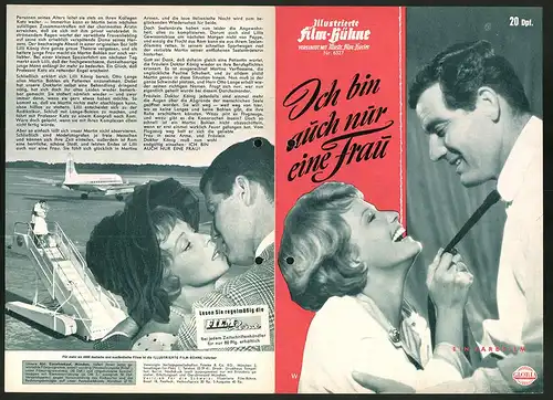 Filmprogramm IFB Nr. 6327, Ich bin auch nur eine Frau, Maria Schell, Paul Hubschmid, Regie: Alfred Weidenmann