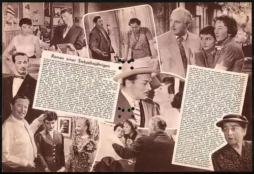 Filmprogramm DNF, Roman einer Siebzehnjährigen, Paul Dahlke, Therese Giehse, Regie: Paul Verhoeven