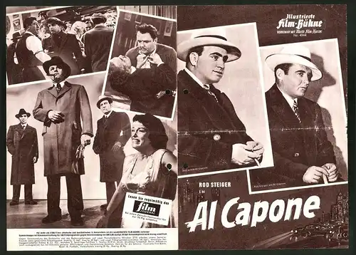 Filmprogramm IFB Nr. 4944, Al Capone, Rod Steiger, Fay Spain, Regie: Richard Wilson