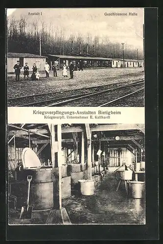 AK Bietigheim, Kriegsverpfelgungs-Anstalten, Kriegsverpfl. Unternehmer E. Kallhardt