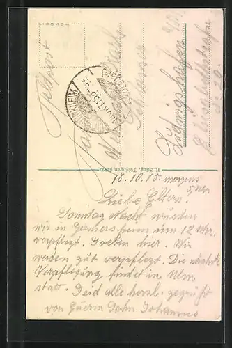 AK Bietigheim, Kriegsverpfelgungs-Anstalten, Kriegsverpfl. Unternehmer E. Kallhardt