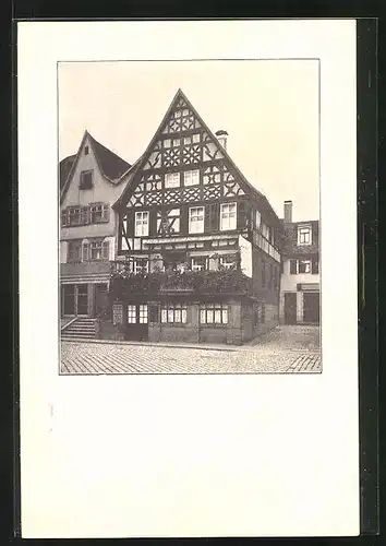 AK Bad Kissingen, Weigand`s Gasthaus am Marktplatz