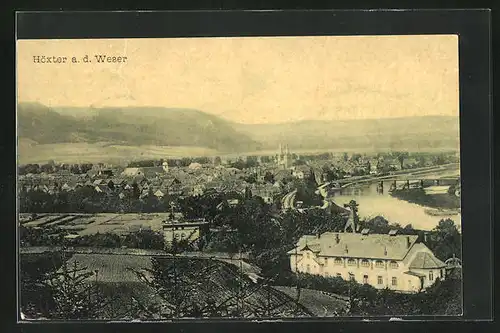 AK Höxter a.d. Weser, Panorama