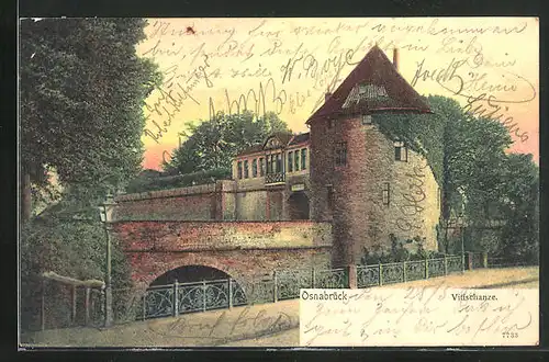 AK Osnabrück, Teilansicht mit Vitischanze