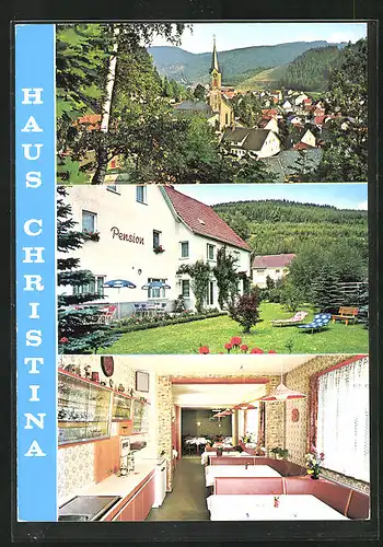 AK Wallenfels /Frankenwald, Hotel-Pension Christina