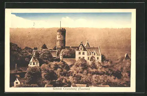 AK Cransberg i. Taunus, Blick zum Schloss