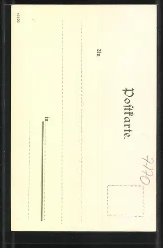 Künstler-AK Überlingen, Teilansicht