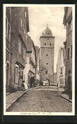 AK Ochsenfurt a. Main, Deutsche Jugendherberge, Klingenturm
