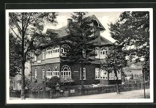 AK Braunlage, Hotel Fremdenheim Haus Martha, Elbingröder Strasse 34