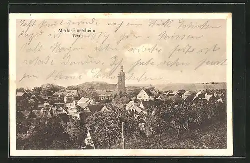 AK Markt-Einersheim, Totalansicht