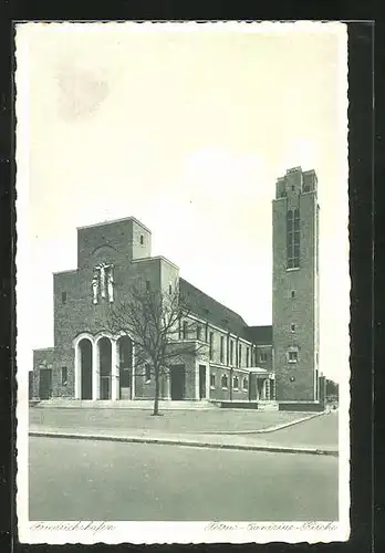 AK Friedrichshafen, Blick zur Petrus Canisius Kirche